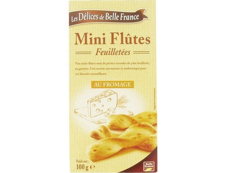 CHEESE PUFF PASTRY FLUTES 100G (#127500)