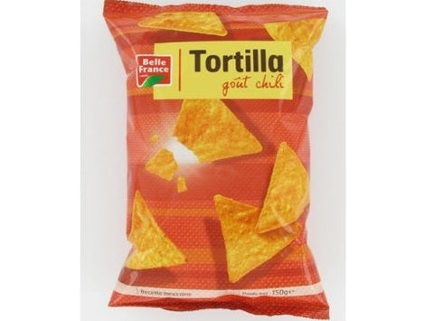 CHILLI TORTILLA CHIPS 150G (#117577)
