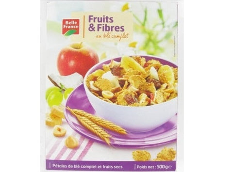 FRUIT FIBRE WHOLEWHEAT CEREAL 500G (#118258)