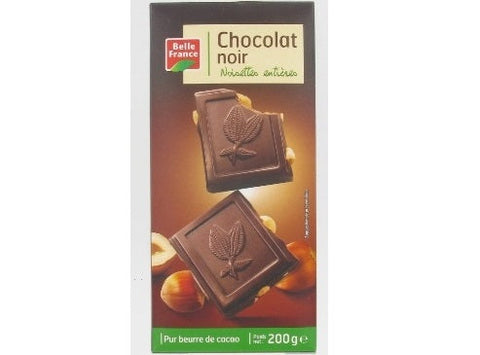 DARK CHOCOLATE WHOLE HAZELNUTS 200G (#116065)