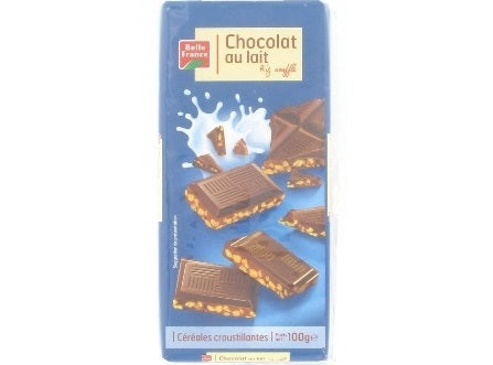 MILK CHOCOLATE PUFFED RICE 100G (#116073)