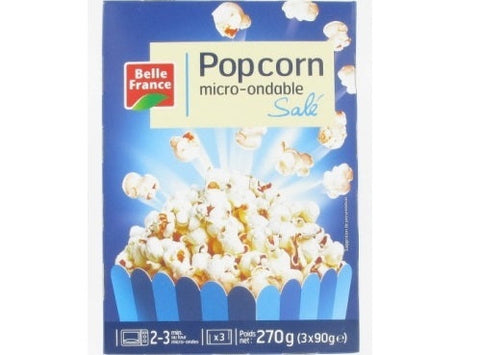 SALTED MICROWAVE POPCORN 90G (#126957)