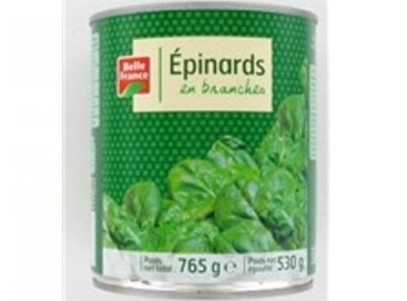 SPINACH LEAVES 800G (#122508)