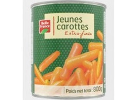 EXTRA FINE YOUNG CARROTS 800G (#116716)