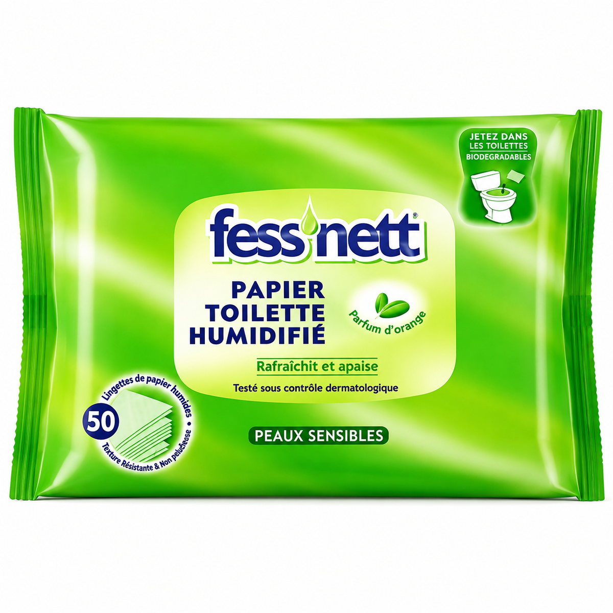 WET TOILET TISSUE 50PC (