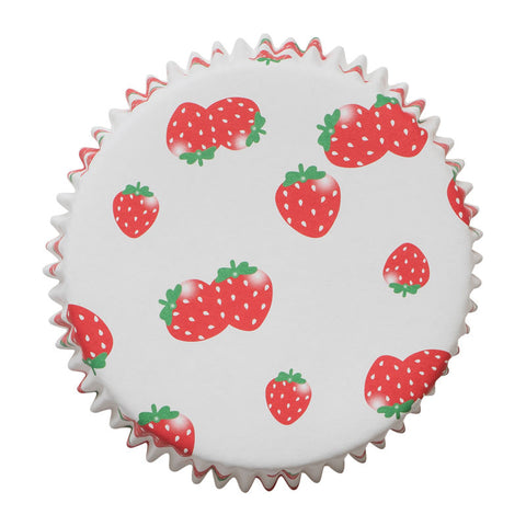 BAKING CASES PET STRAWBERRY 78X34MM 200PCS (#50009)