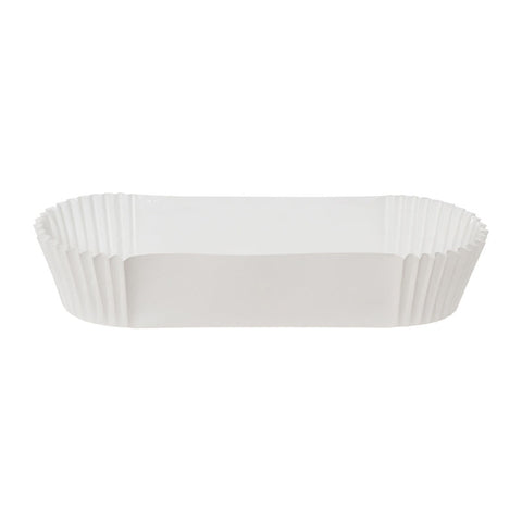 BAKING CASE PET WHITE BOAT SHAPE 200PC (#50035)