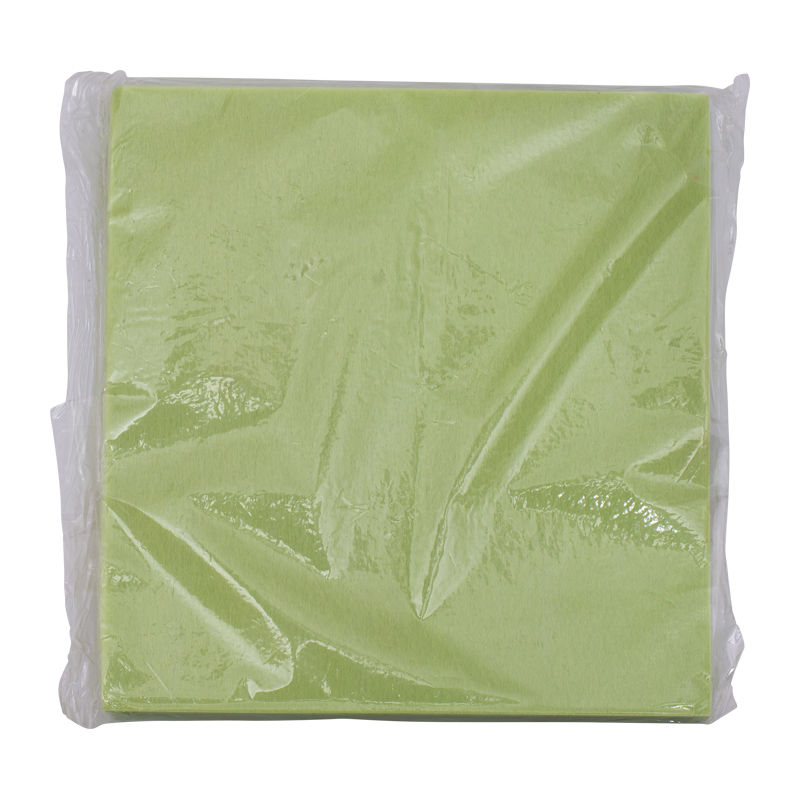 NON-WOVEN CLOTH APPLE GREEN 17X17CM 100PCS (