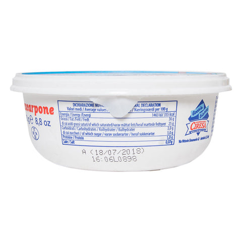 MASCARPONE CHEESE 250G (#50323)
