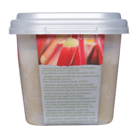 FROZEN RHUBARB FRUIT PUREE 1KG (#50474)