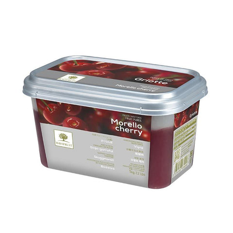 FROZEN SOUR CHERRY PUREE 8034 1KG (#50616)