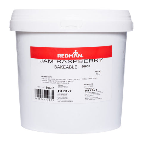 RASPBERRY BAKEABLE JAM 7KG (#50637)
