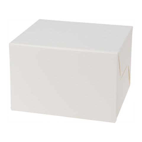 CAKE BOX PLAIN 4.5X4X3" 5PCS (#50651)