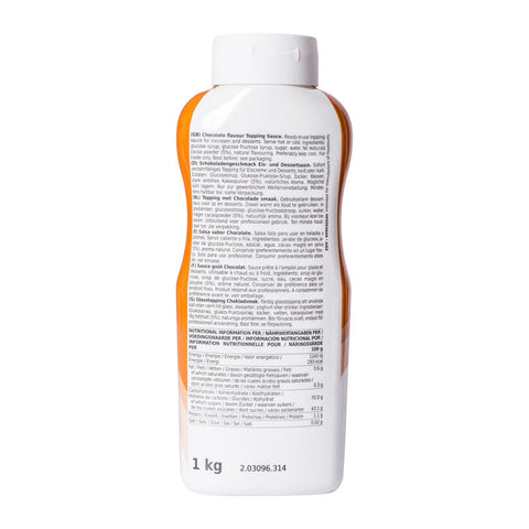 IRIS CHOCOLATE TOPPING SAUCE 1KG (#50749)