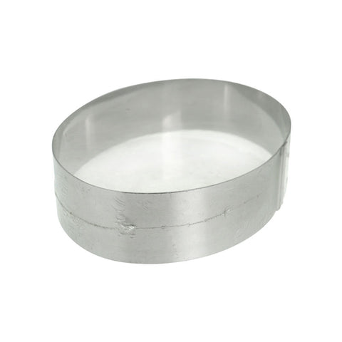 CAKE RING OVAL 20X16X4.5CMH (#51321)