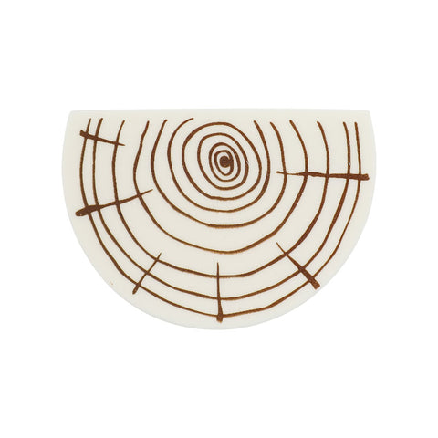 ICING DECOR LOG TIP (BW) 55X78MM (#51370)