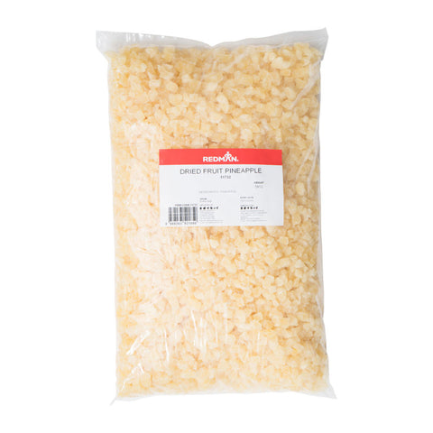 DRIED DICED PINEAPPLE 10MM 5KG (#51722)