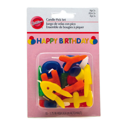 HAPPY BIRTHDAY CANDLE PICK SET 2811-785 (#51895)