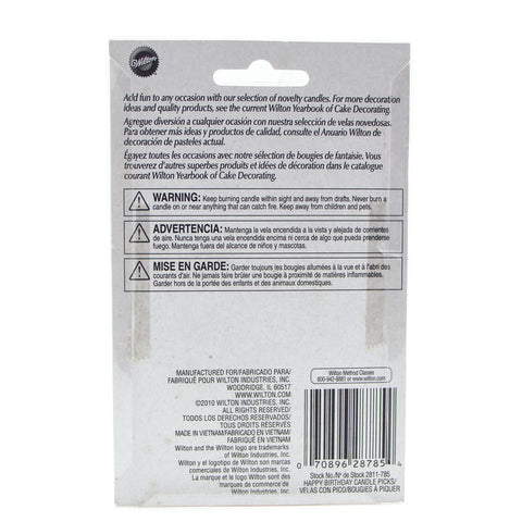 HAPPY BIRTHDAY CANDLE PICK SET 2811-785 (#51895)