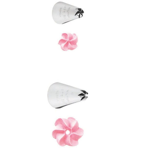 PIPING TIP DROP FLOWER SET (LEFT-HANDED) 2PCS (#52033)