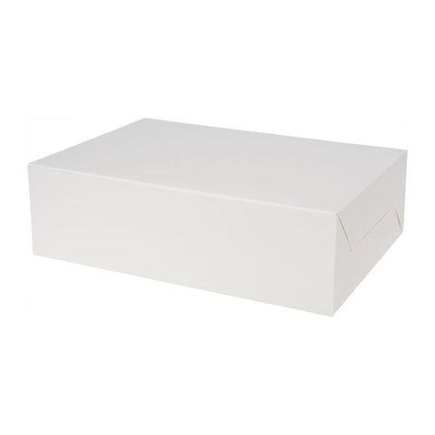 CAKE BOX PLAIN WHITE 7X10X3" 5PCS (#52068)