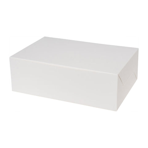CAKE BOX PLAIN WHITE 6X9X3" 5PCS (#52069)