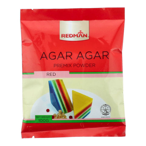 AGAR AGAR PREMIX POWDER RED 100G (#52492)