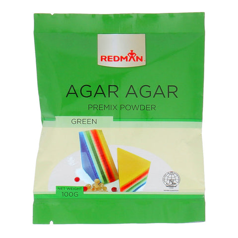 AGAR AGAR PREMIX POWDER GREEN 100G (#52493)