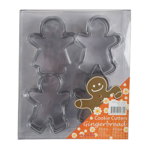 COOKIE CUTTER S/S GINGERBREAD 12PC (#52685)