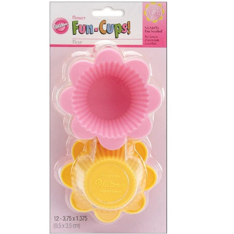SILICONE BAKING CUP FLOWER (#52695)