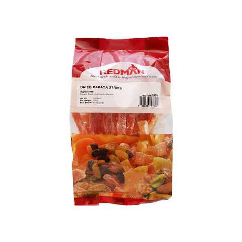 DRIED PAPAYA STRIPS 250G (#52812)