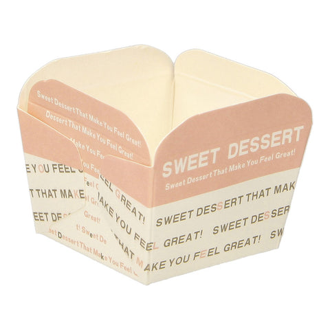 BAKING CASE PINK 100PCS (#53097)