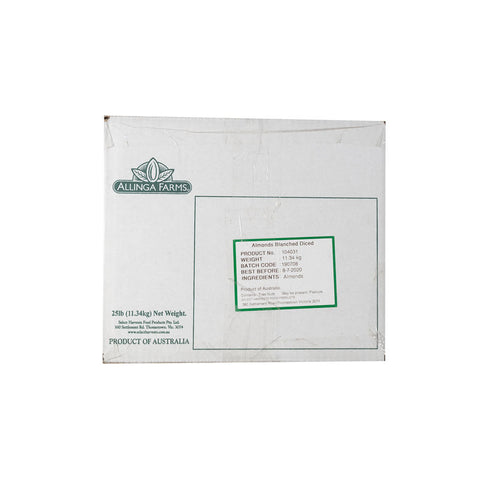BLANCHED ALMOND NUT - SLICED 25LBS (#53106)