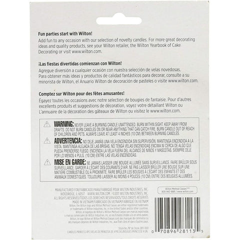 THEME PRINCESS CANDLE 3CM 4 PCS 2811-1001 (#53261)