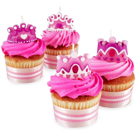 THEME PRINCESS CANDLE 3CM 4 PCS 2811-1001 (#53261)