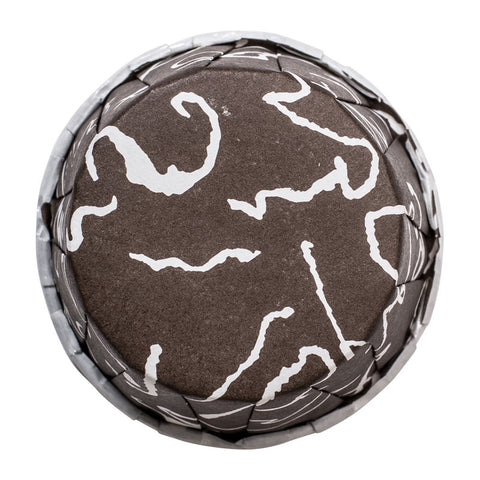 SOUFFLE BAKING CASE BROWN WRITING44X35MM 100PCS (#53318)