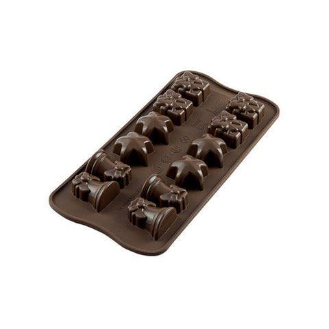 EASY CHOCOLATE SILICON MOULD XMAS SCG06 (#53505)