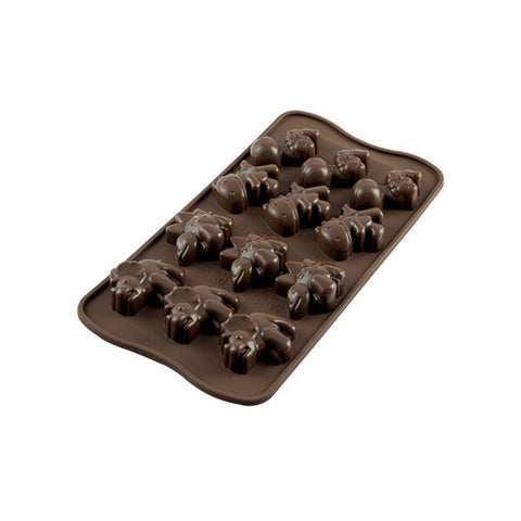 EASY CHOCOLATE SILICON MOULD DINO SCG16 (#53509)