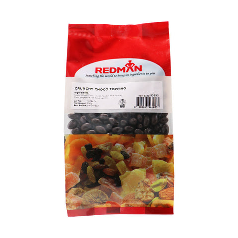 CRUNCHY CHOCO TOPPING 250G (#53653)