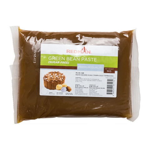 MOONCAKE PASTE - SUGAR FREE GREEN BEAN 1KG (#53657)