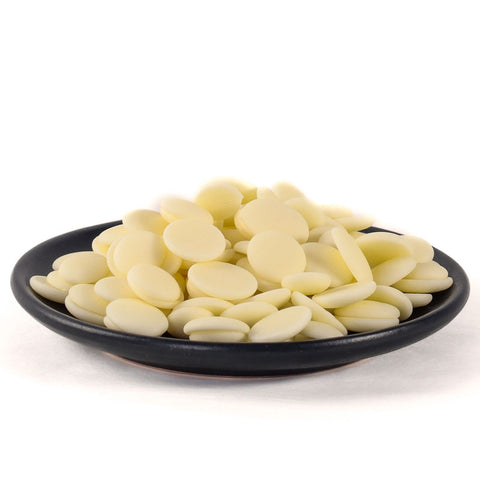 WHITE COCOA COMPOUND BUTTONS 250G (#53671)