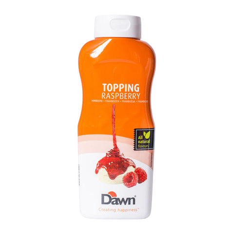 RASPBERRY TOPPING SAUCE 1KG (#53870)