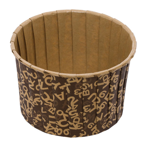 SOUFFLE BAKING CASE BROWN ALPH 60XH44MM 50PCS (#53921)