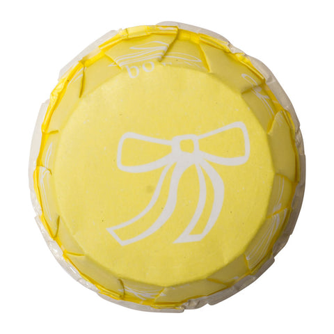 SOUFFLE BAKING CASE YELLOW/RIBBON 38X28MM 100PCS (#53926)