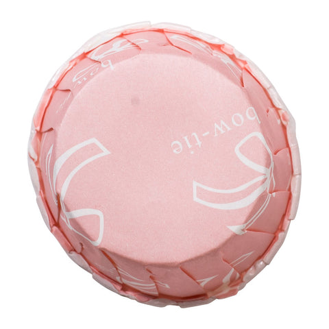 SOUFFLE BAKING CASE PINK/RIBBON 38X28MM 100PCS (#53927)