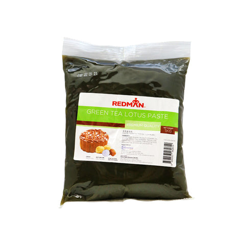 MOONCAKE PASTE GREEN TEA LOTUS 1KG (#54018)