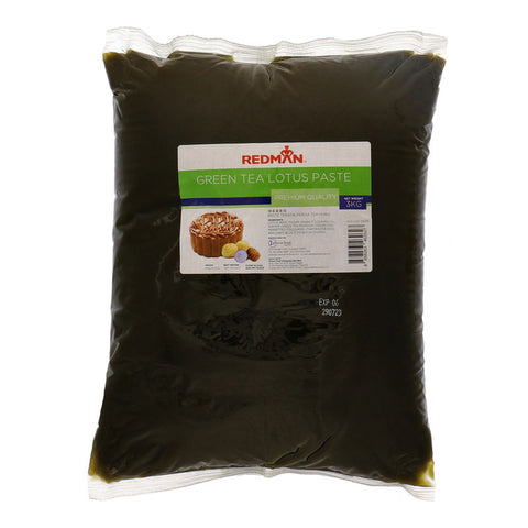 MOONCAKE PASTE GREEN TEA LOTUS 3KG (#54019)