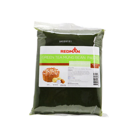 MOONCAKE PASTE GREEN TEA MUNG BEAN 1KG (#54021)