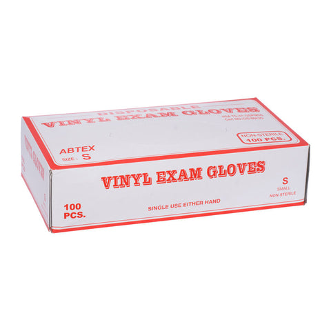 VINYL POWDERED GLOVES S 100PC (#54074)