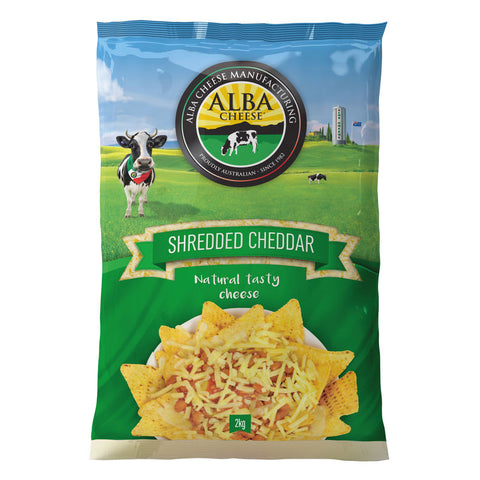 CHEDDAR SHREDDED CHEESE 2KG (#54080)